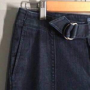 J.Jill pants Full Leg women's size 6 blue metropolitan trouser trousers Denim